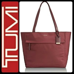 Tumi Voyageur Tote Handbag in red